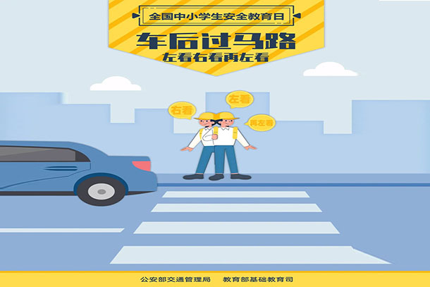 車后過(guò)馬路 左看右看再左看