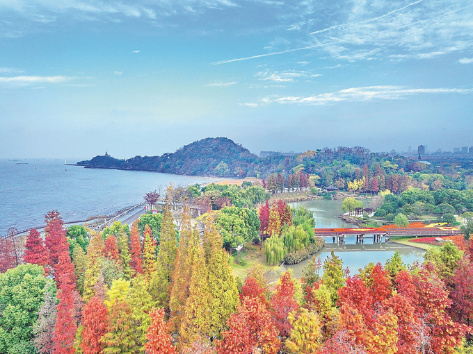南通五山地區(qū)如今美景如畫。 許叢軍 攝