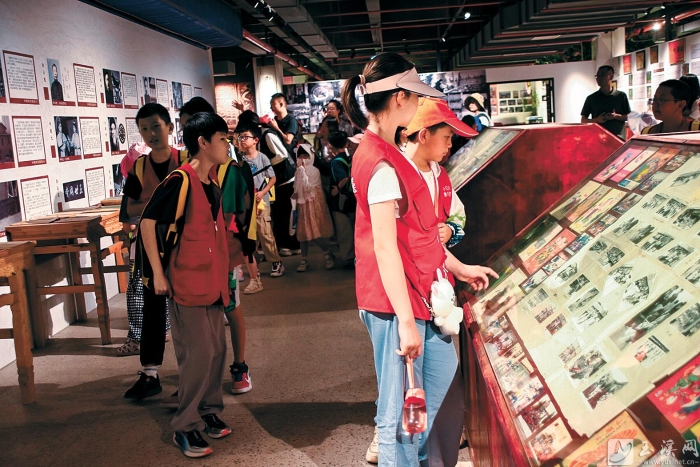 參觀匯溪記憶展覽館。