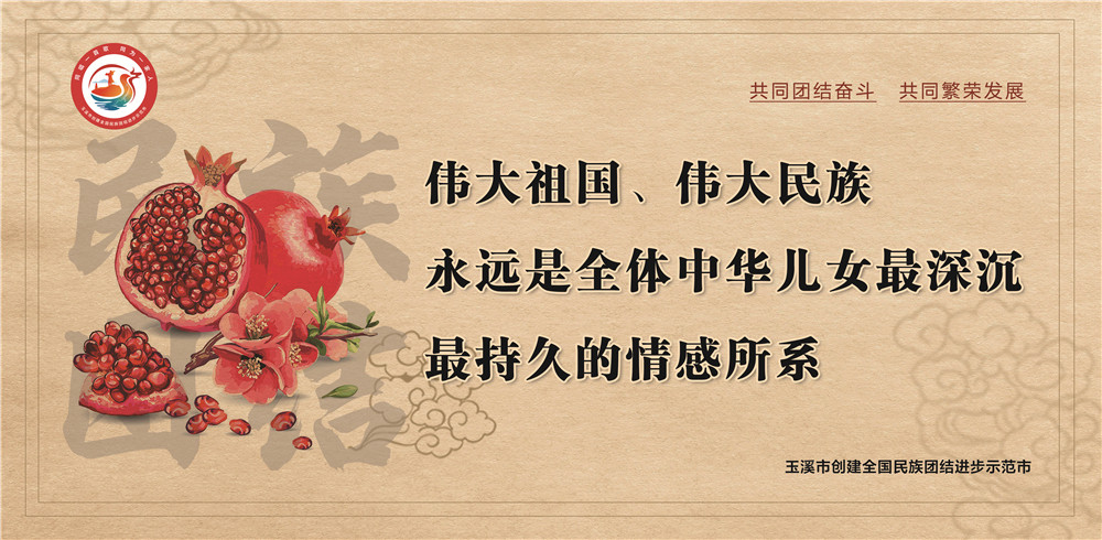 玉溪市民族團(tuán)結(jié)進(jìn)步宣傳海報(bào)