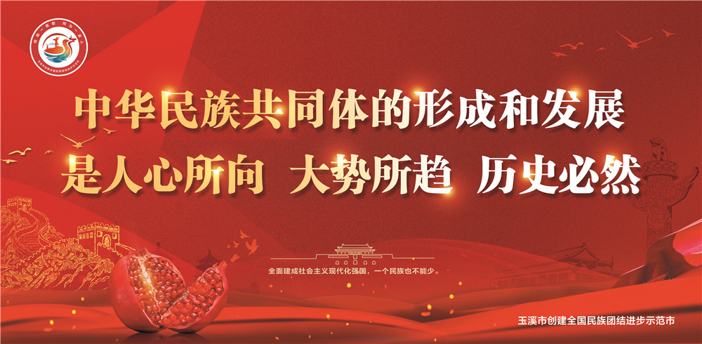 玉溪市民族團(tuán)結(jié)進(jìn)步宣傳海報(bào)