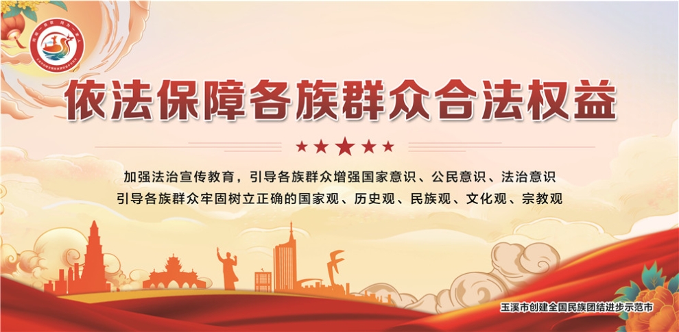 玉溪市民族團結進步宣傳海報11