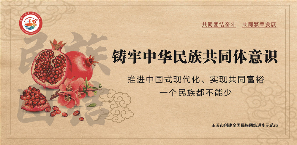 玉溪市民族團(tuán)結(jié)進(jìn)步宣傳海報(bào)