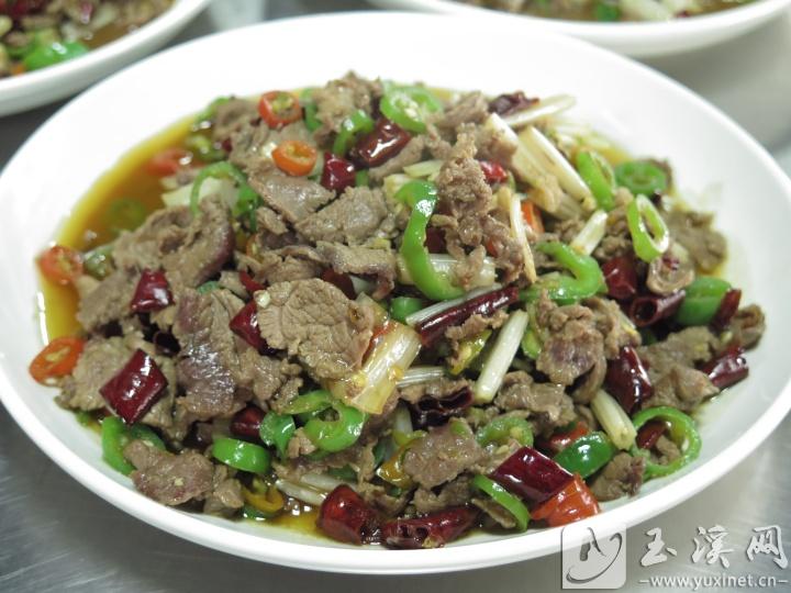 小炒羊肉。
