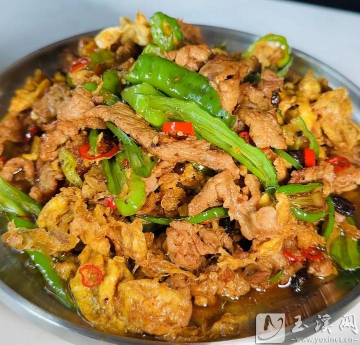 辣椒炒肉。
